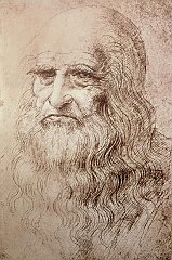 Self Portrait in Old Age, Leonardo da Vinci, 1512